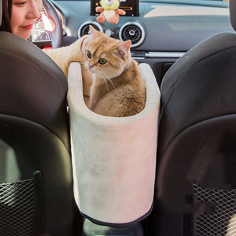 Car Safety Pet Seat & Carrier – Travel Bed for Cats & Dogs