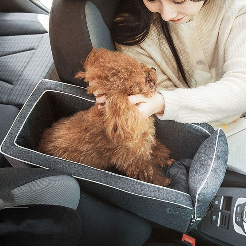 Car Safety Pet Seat & Carrier – Travel Bed for Cats & Dogs