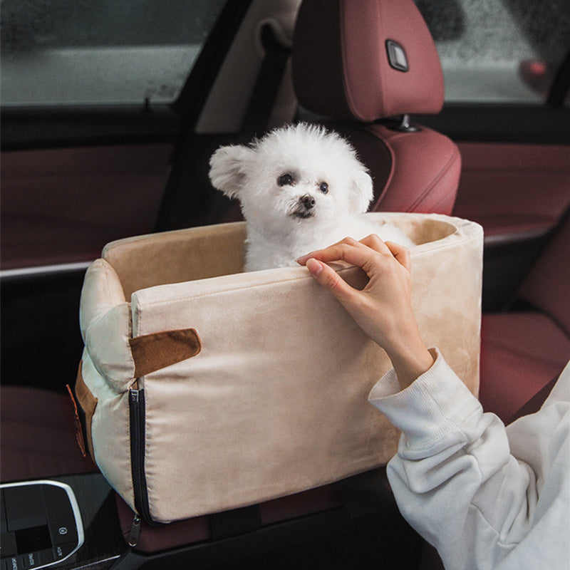 Car Safety Pet Seat & Carrier – Travel Bed for Cats & Dogs