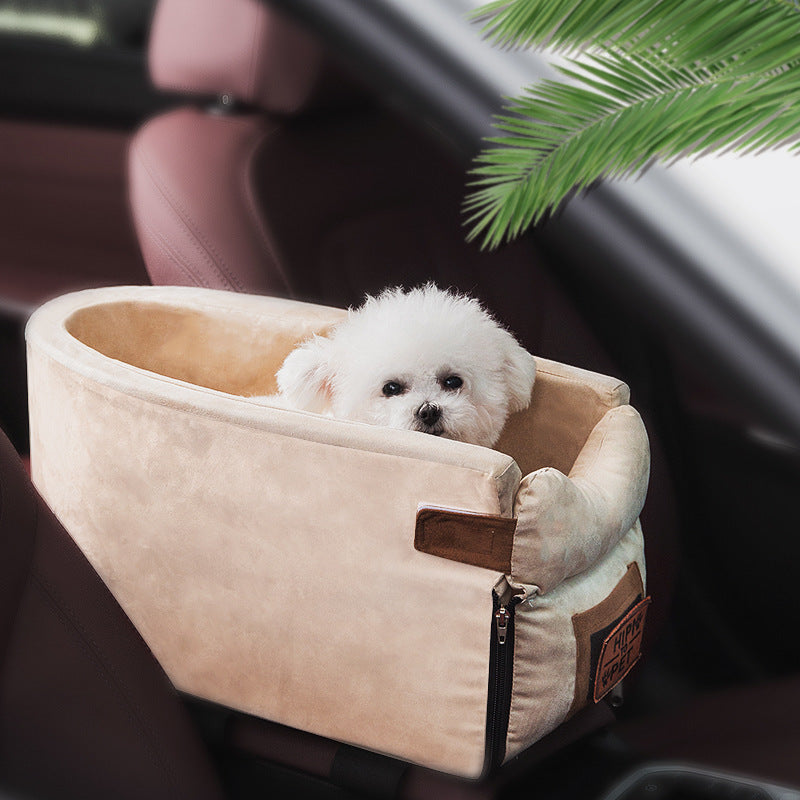Car Safety Pet Seat & Carrier – Travel Bed for Cats & Dogs
