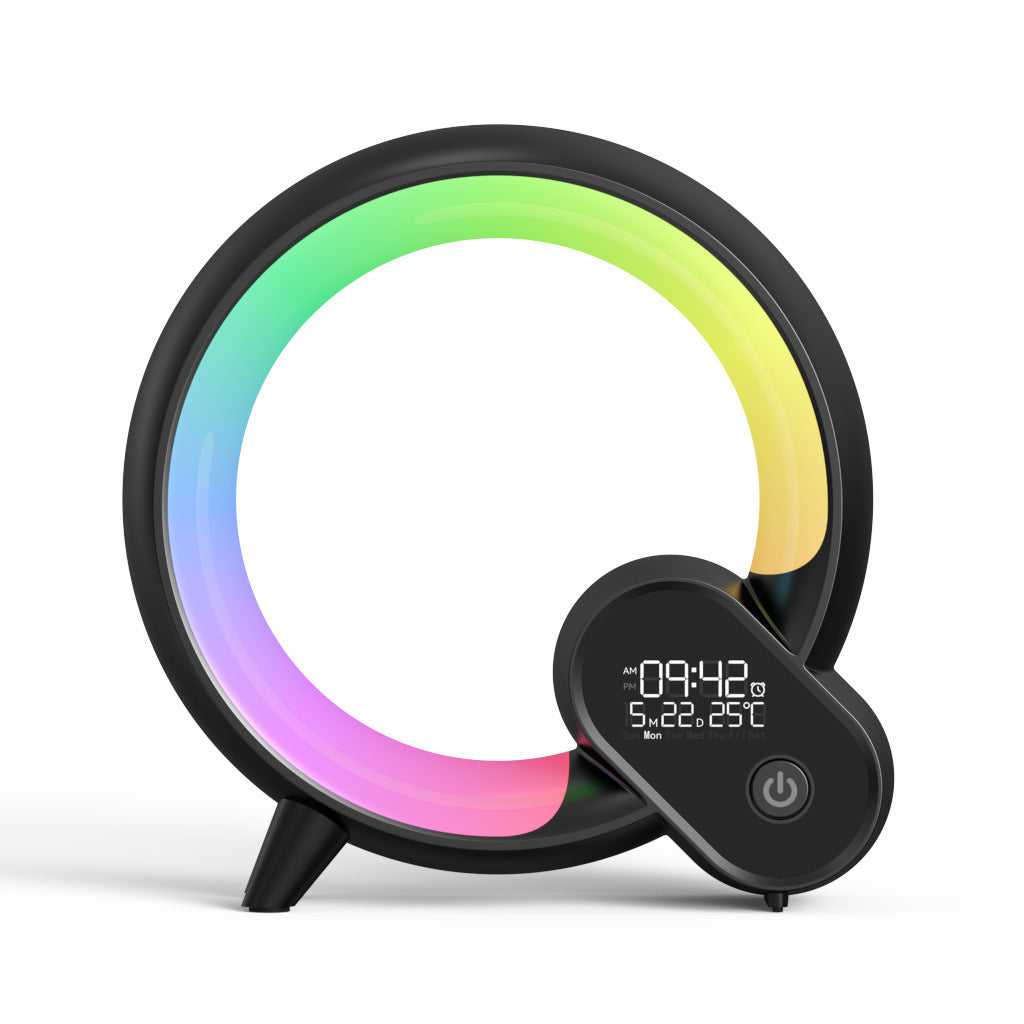 Q Light Sunrise Alarm Clock — Digital Display, Bluetooth Audio