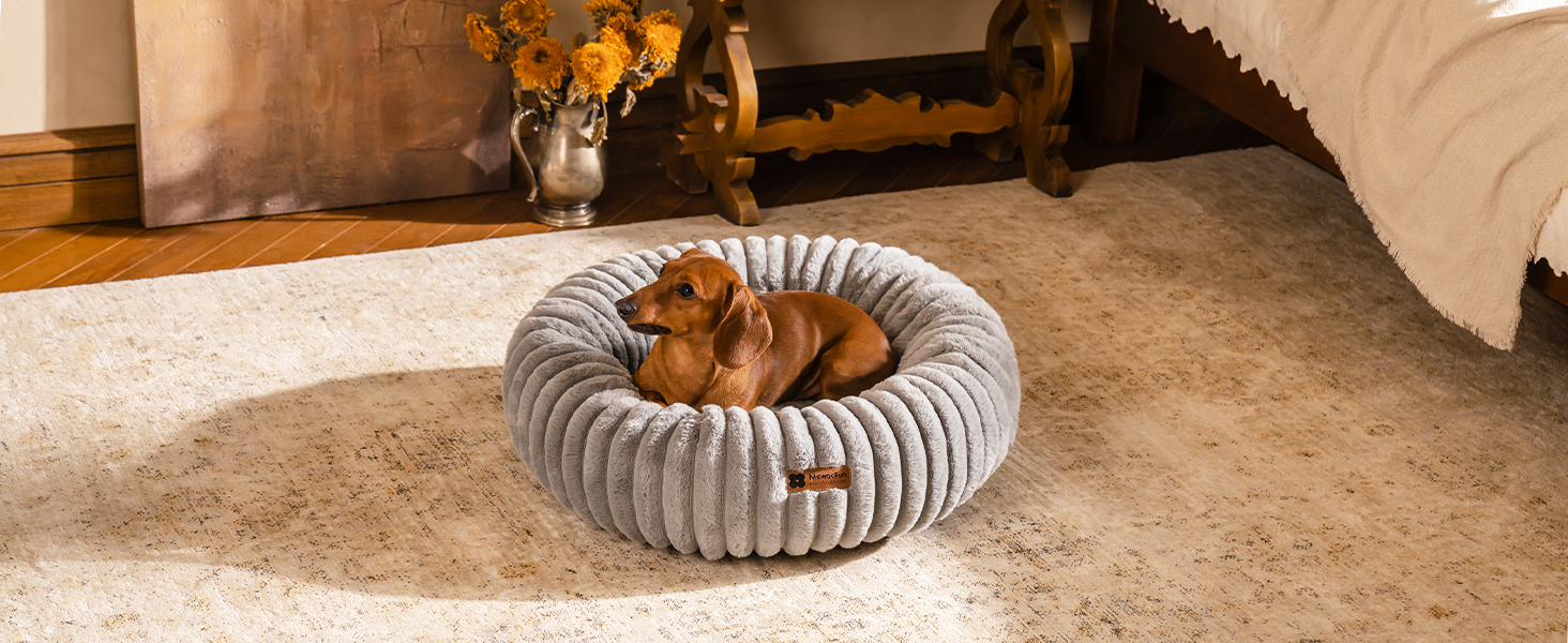 MEWOOFUN Small Dog & Kitten Bed – Washable