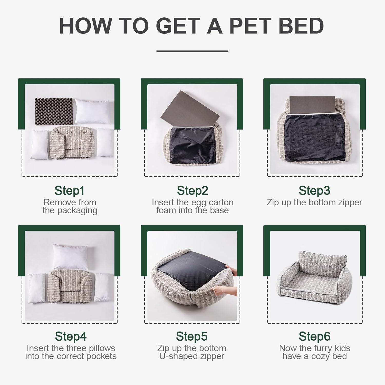 MEWOOFUN Orthopedic Pet Sofa Bed – Small & Medium Dogs, Cats