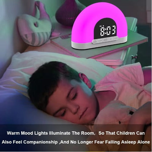 Sunrise Wake-Up Light Alarm Clock | Touch Control, Dual Display, Night Light