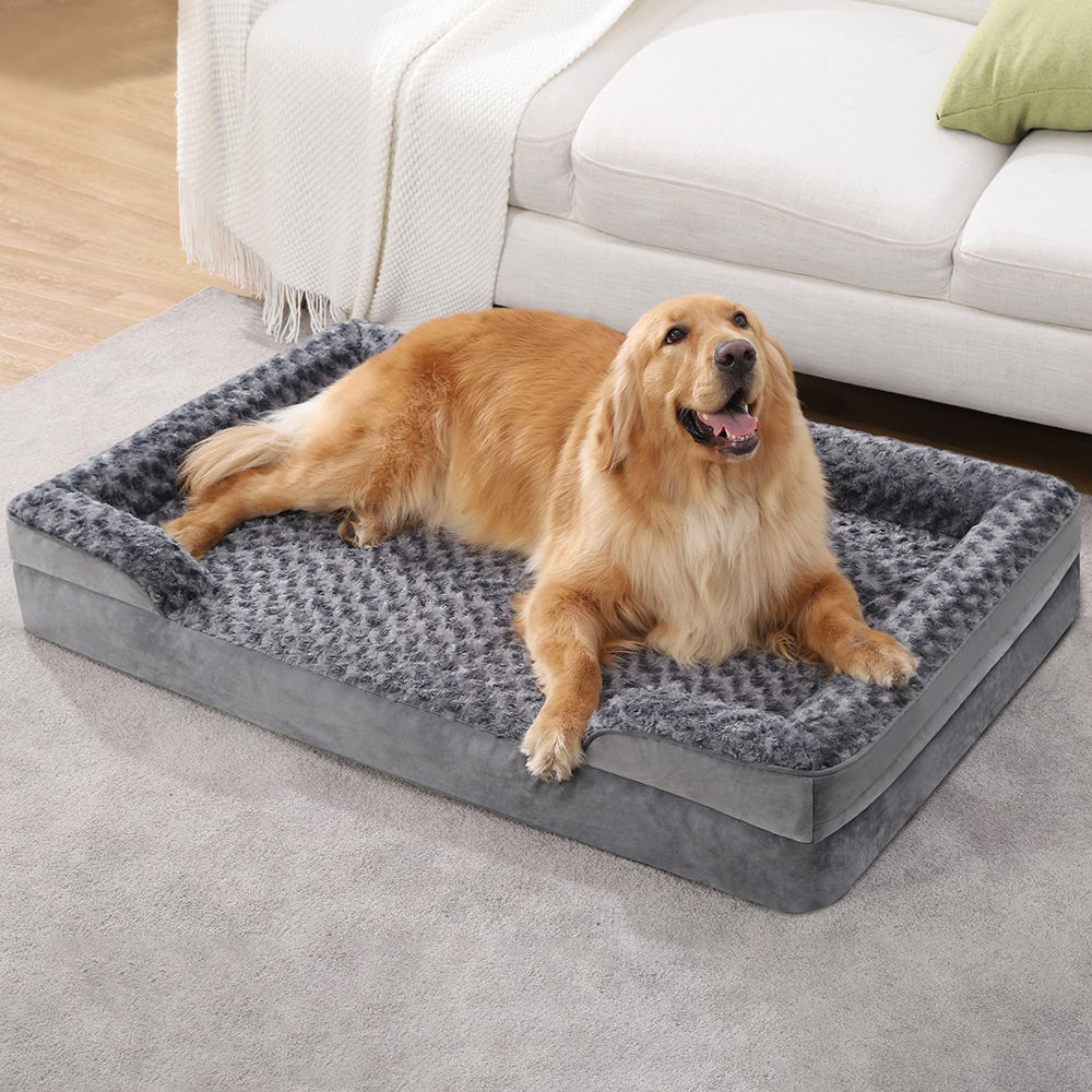 Luxury Orthopedic Dog Sofa – Washable & Chew-Proof