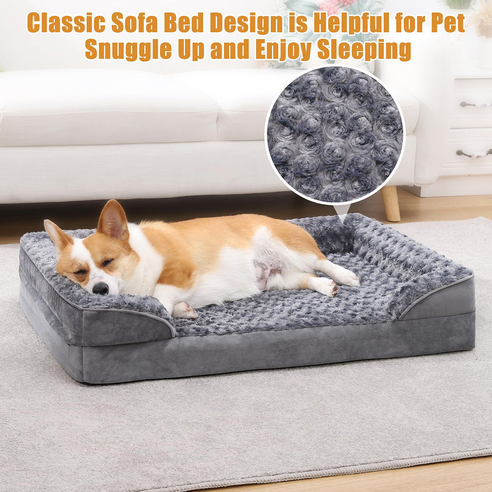 Luxury Orthopedic Dog Sofa – Washable & Chew-Proof