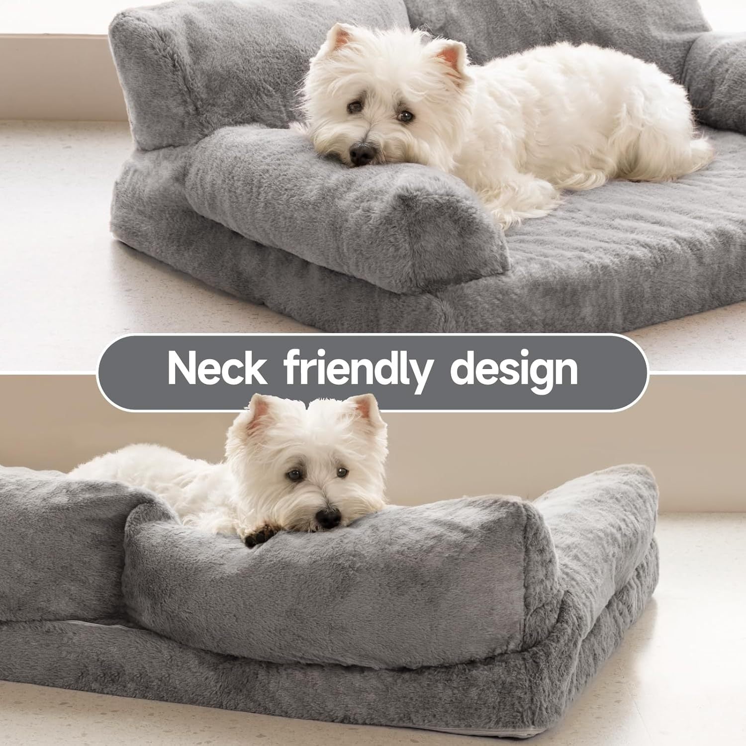 MEWOOFUN Orthopedic Dog Bed – Supportive Foam, Non-Slip